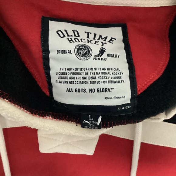 2131. Men's Chicago Blackhawks Kane #88 Red Hooded Sweatshirt VGUC Size Large - Picture 3 of 6